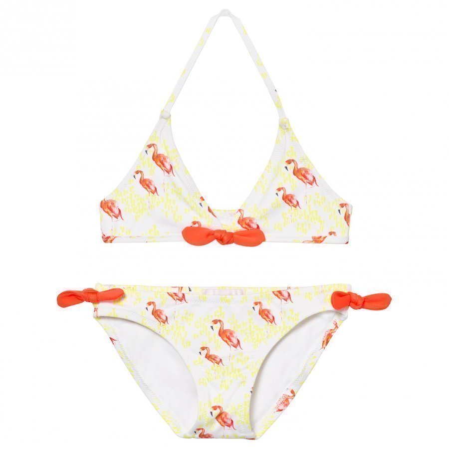 Heidi Klein Sammy Flamingo Print Triangle Bikini Bikinit