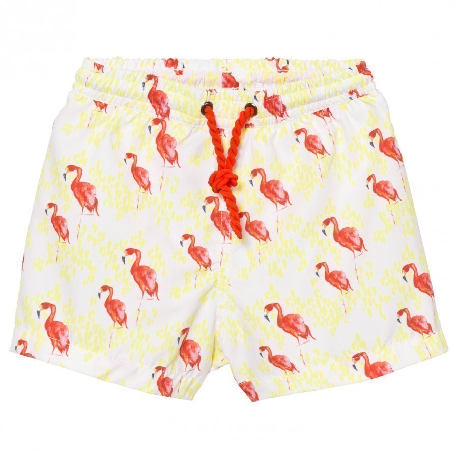 Heidi Klein Sammy Flamingo Print Trunks Uimahousut