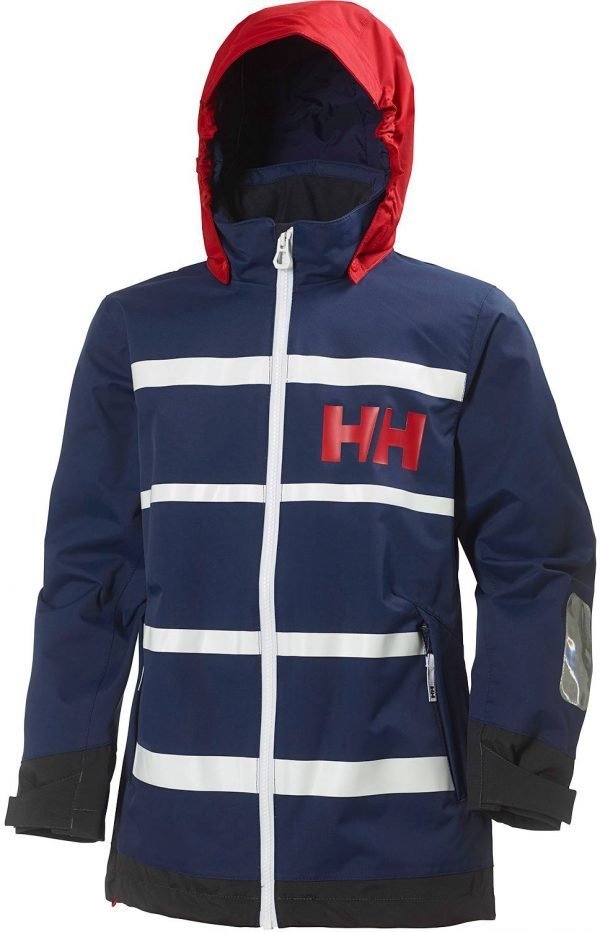 Helly Hansen Jr Moss Jacket Purjehdustakki Tummansininen