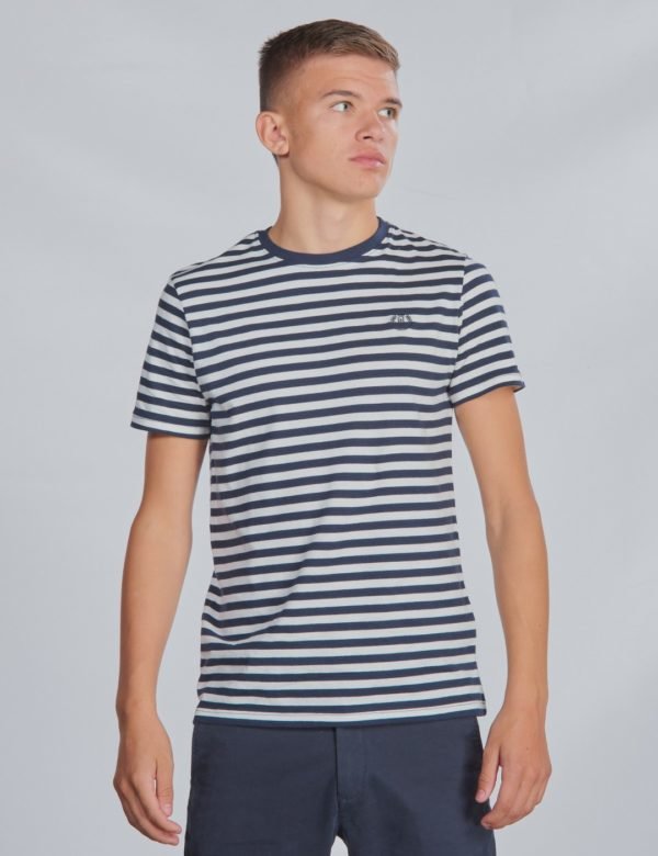 Henri Lloyd Even Stripe Ss T Shirt T-Paita Sininen