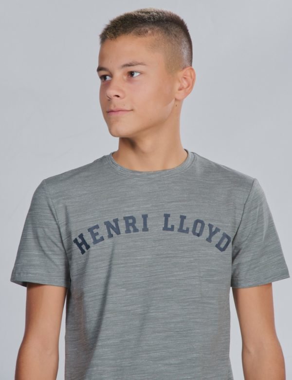 Henri Lloyd Marl Logo T Shirt T-Paita Harmaa