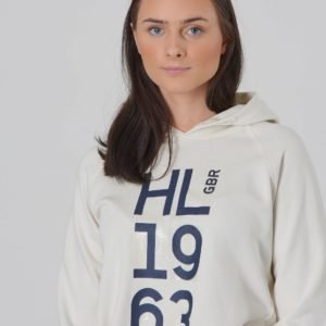 Henri Lloyd Oh Embossed Lb Logo Hoodie With Pockets Huppari Valkoinen