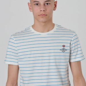 Henri Lloyd Yd Breton Stripe T Shirt T-Paita Sininen