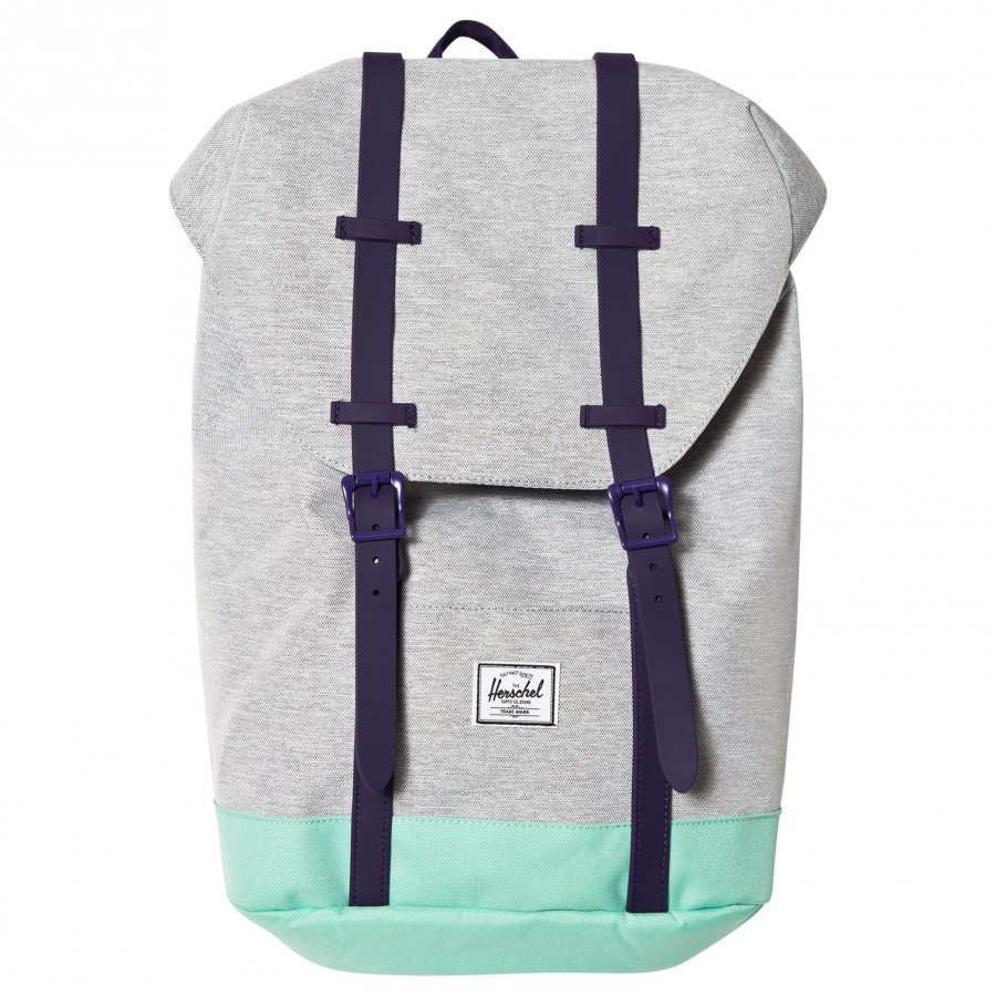 Herschel Retreat Youth Backpack Light Grey/Lucite Green Reppu