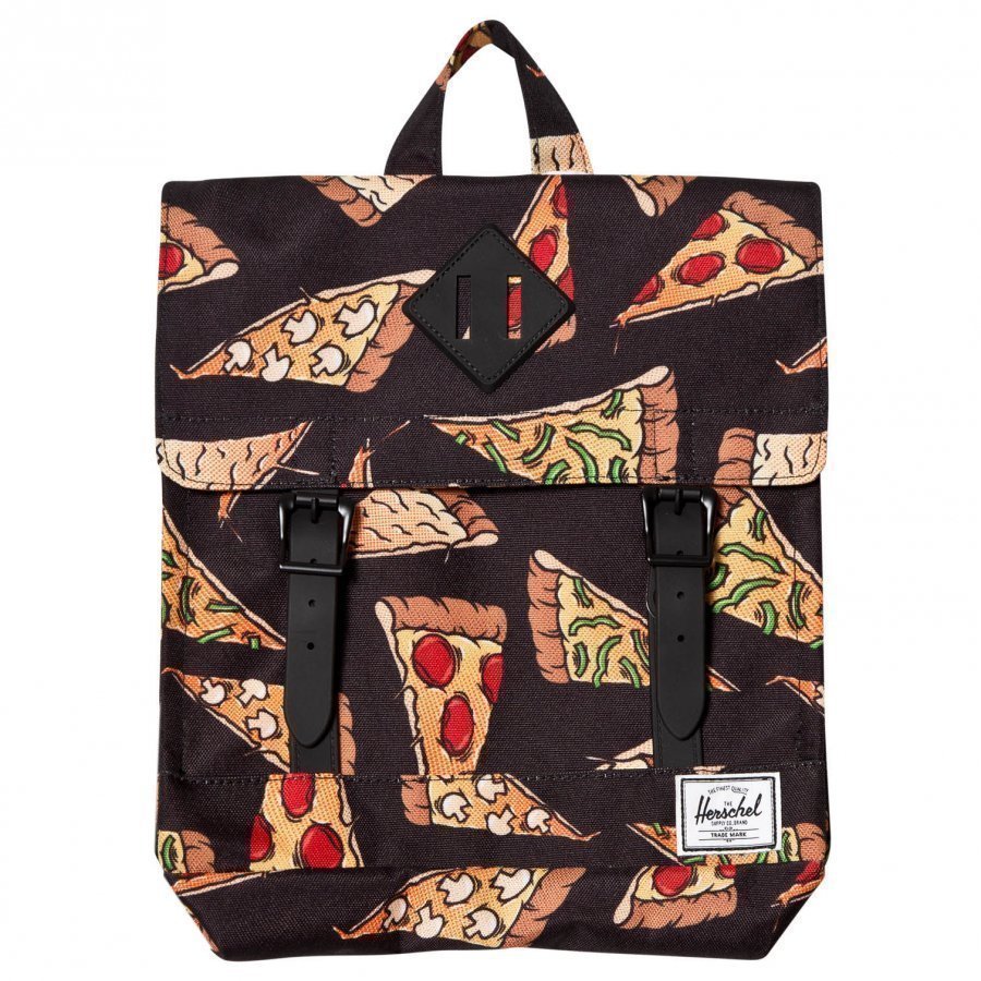 Herschel Survey Backpack Black Pizza Reppu