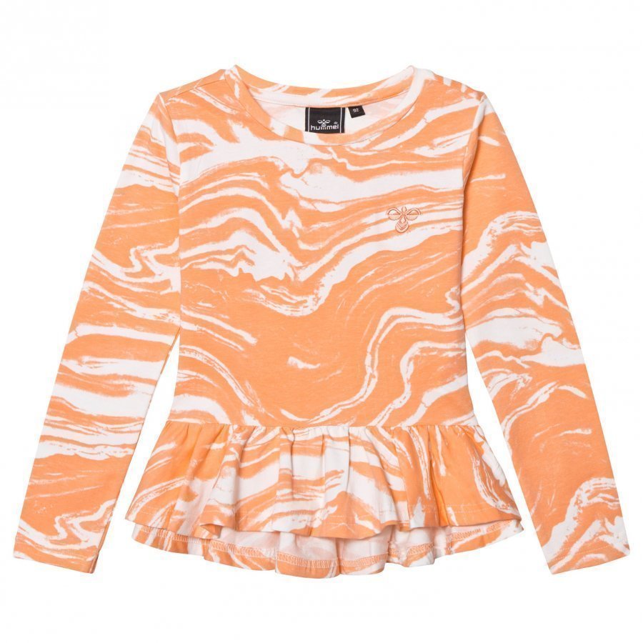 Hummel Ella Tee Peach Nectar Pitkähihainen T-Paita