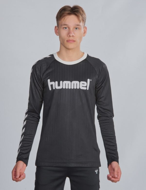 Hummel Hmlclark T Shirt L/S T-Paita Musta