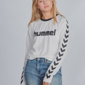 Hummel Hmlclark T Shirt L/S T-Paita Valkoinen