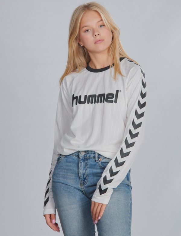 Hummel Hmlclark T Shirt L/S T-Paita Valkoinen