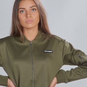 Hummel Hmlvig Zip Jacket Neule Vihreä