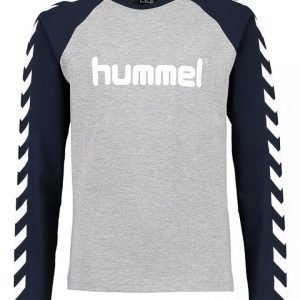 Hummel Logo Ls Poikien Trikoopusero