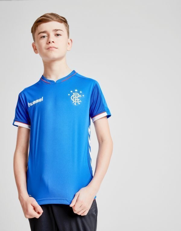 Hummel Rangers Fc 2018/19 Home Paita Juniorit Ennakkotilaus Sininen