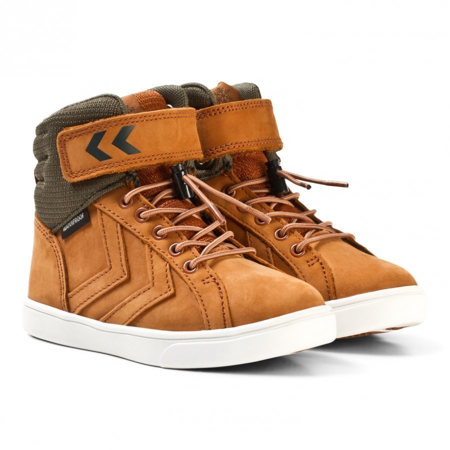 Hummel Splash Mid Jr Glazed Ginger Korkeavartiset Kengät