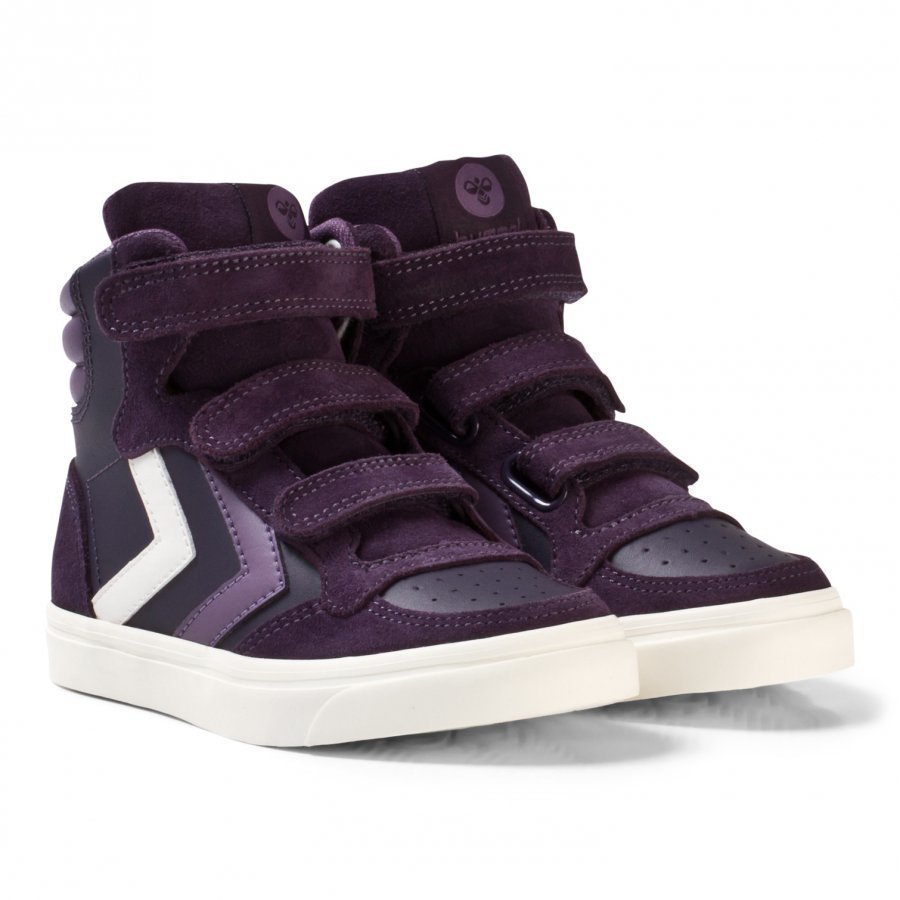 Hummel Stadil Leather Jr Nightshade Korkeavartiset Kengät