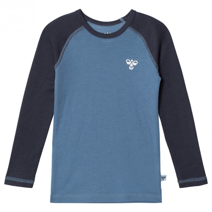 Hummelkids Alta Ls Tee Aw17 Copen Blue Pitkähihainen T-Paita