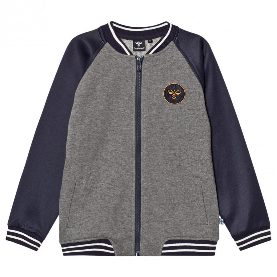 Hummelkids Frank Zip Jacket Blue Nights Verryttelytakki