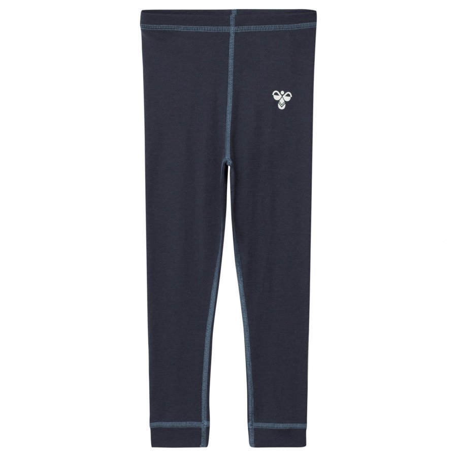 Hummelkids Hamar Wool Leggings Aw17 Blue Nights Legginsit