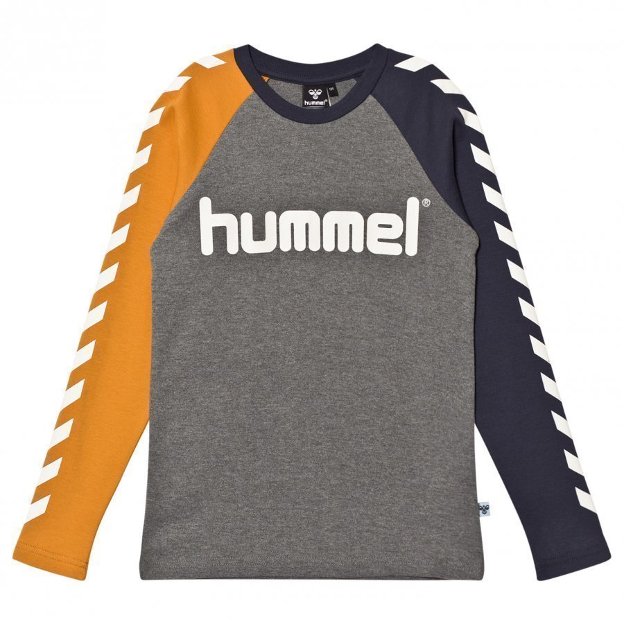 Hummelkids Lukas Long Sleeve Tee Inca Gold Pitkähihainen T-Paita