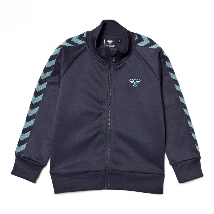 Hummelkids Lukas Zip Jacket Blue Nights Verryttelytakki