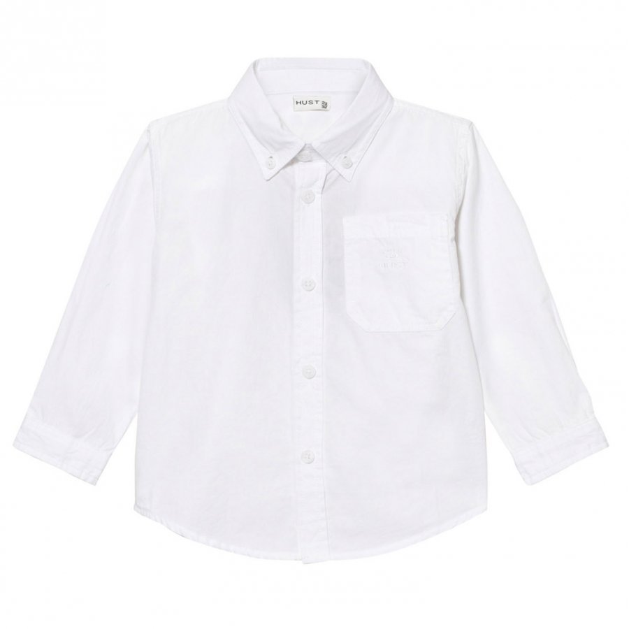 Hust & Claire Classic Shirt White Kauluspaita