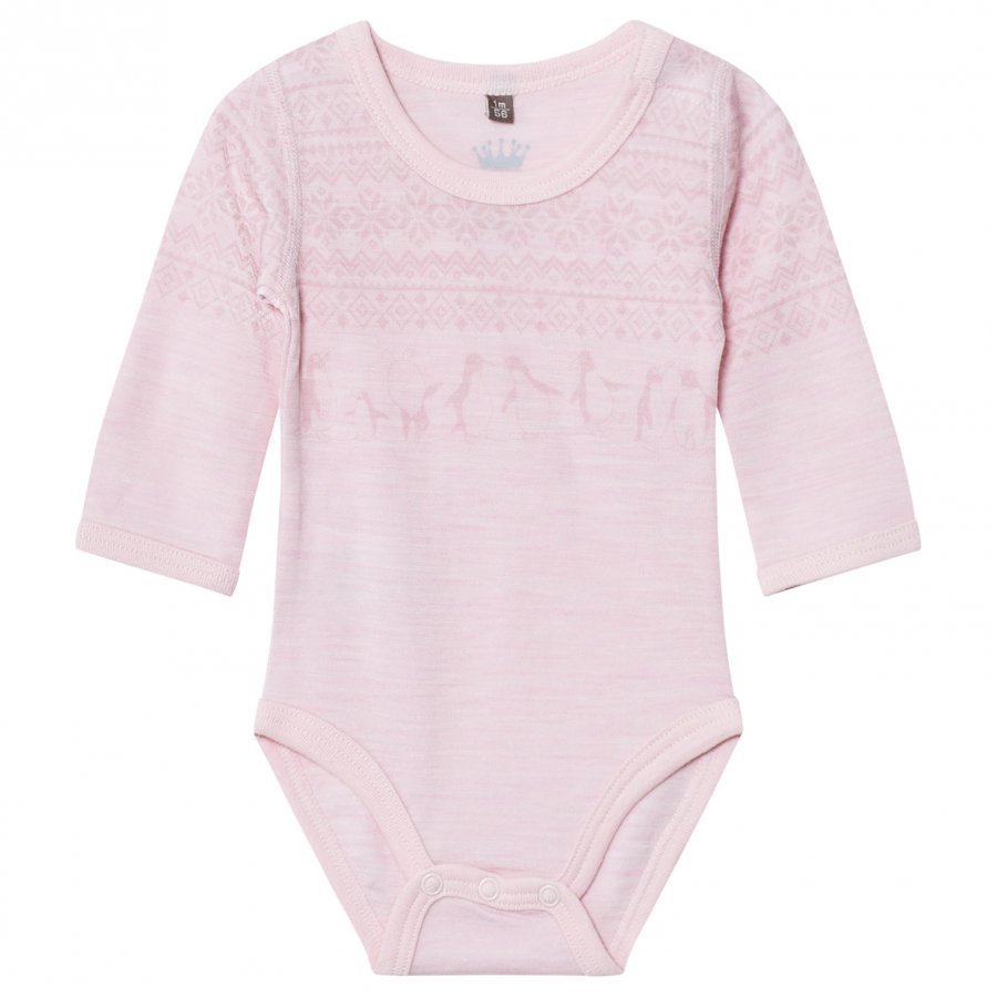 Hust & Claire Fairisle Baby Body Rose Body