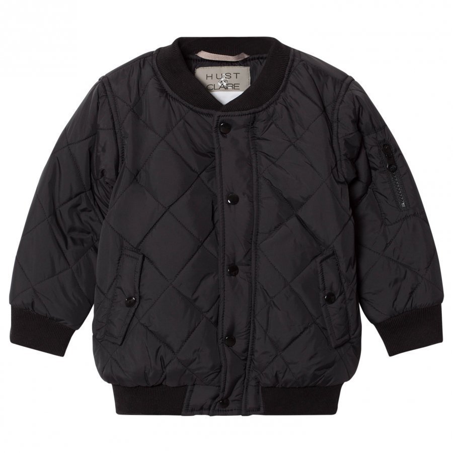 Hust & Claire Jacket Black Bomber Takki