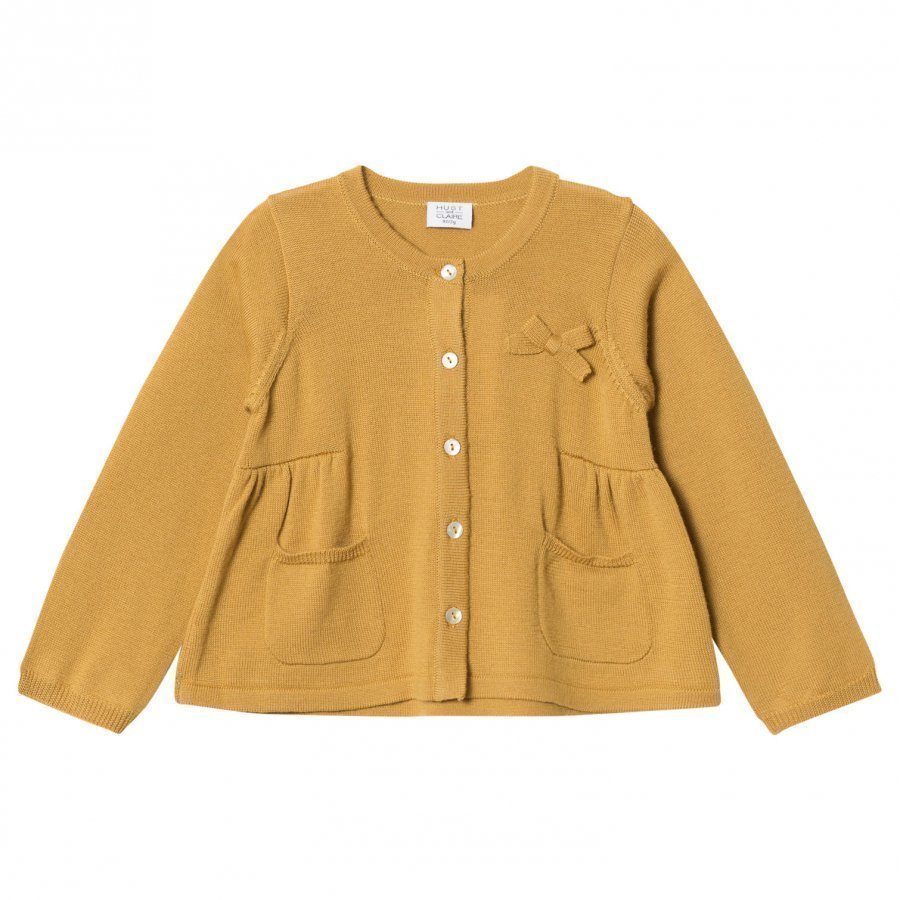 Hust & Claire Knit Cardigan Curry Neuletakki