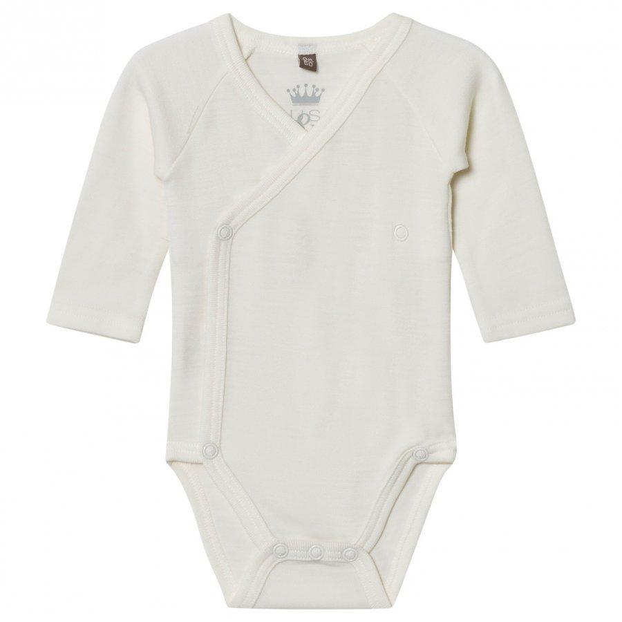 Hust & Claire Marled Wrap Body Off White Body