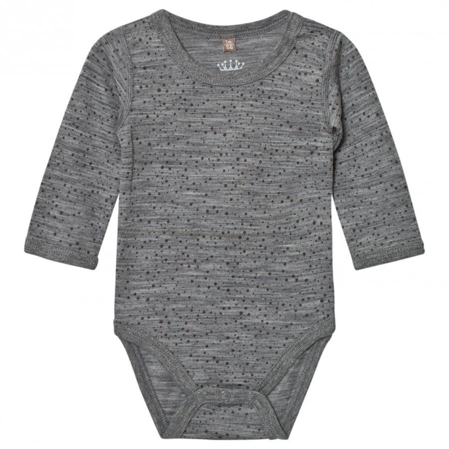 Hust & Claire Spotted Baby Body Wool Grey Body