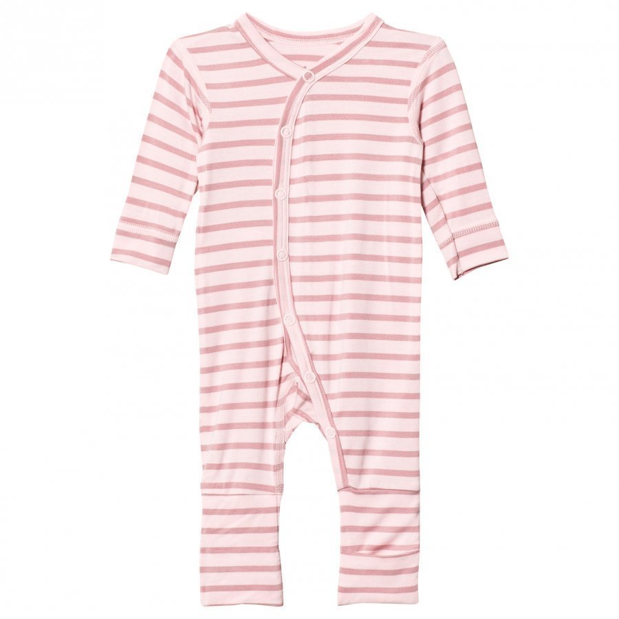 Hust & Claire Striped Jumpsuit Bamboo Rose Tan Body