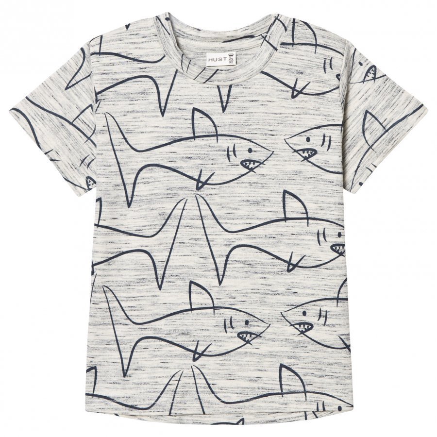 Hust & Claire T-Shirt With Sharks Blue Moon T-Paita