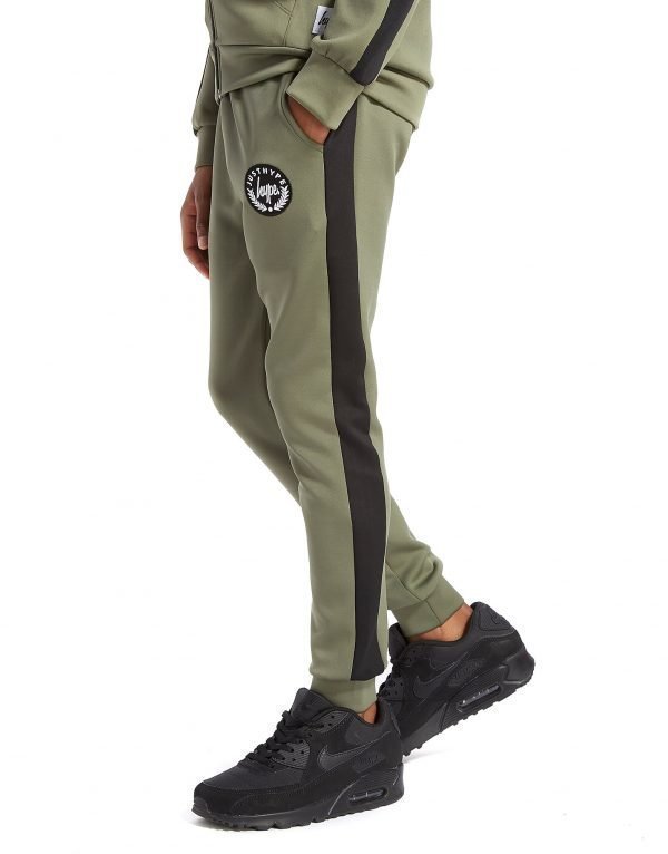 Hype Poly Pants Khaki / Black