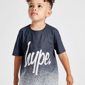 Hype Speckle Fade T-Paita Musta