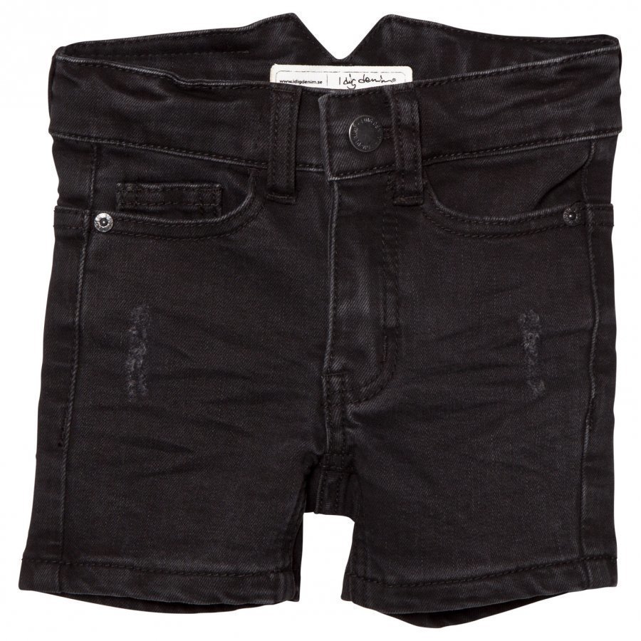 I Dig Denim Arizona Shorts Black Farkkushortsit