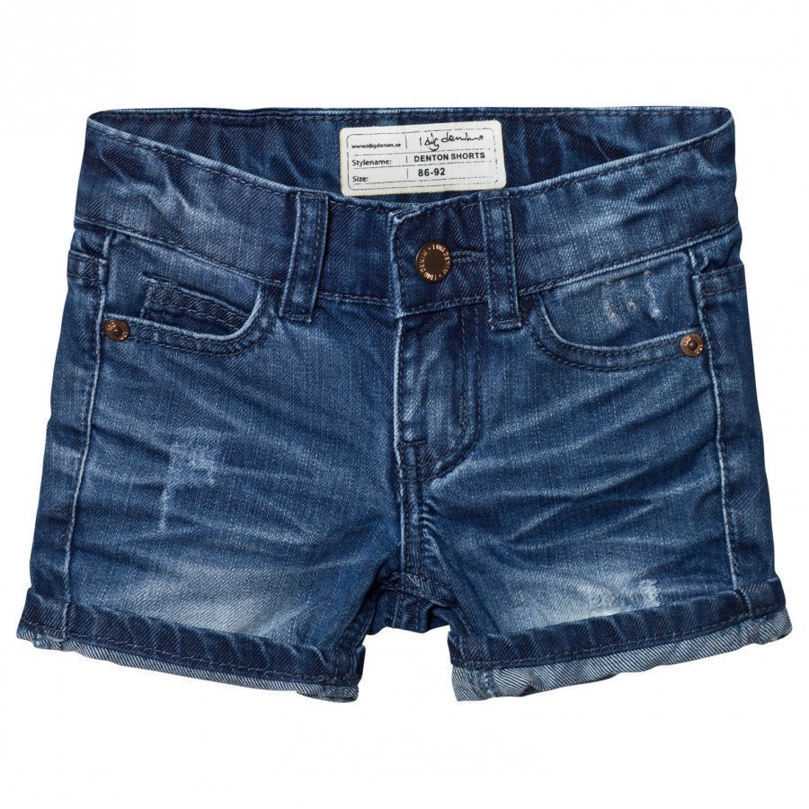 I Dig Denim Denton Shorts Dark Blue Farkkushortsit