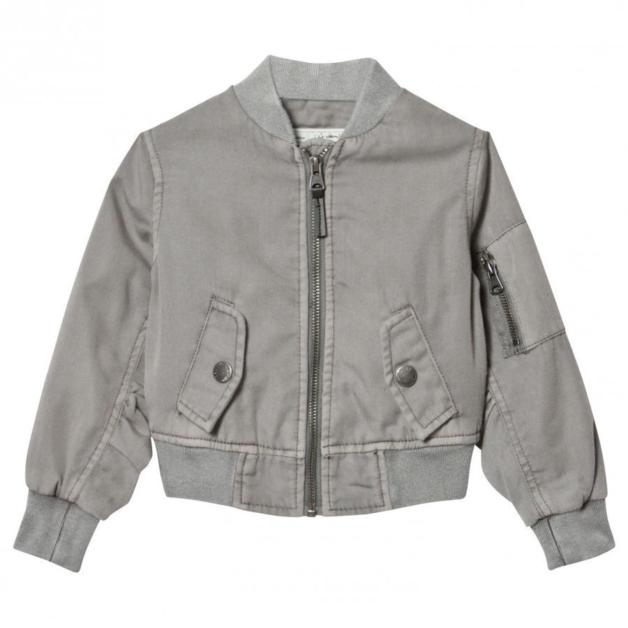 I Dig Denim Norton Jacket Grey Bomber Takki