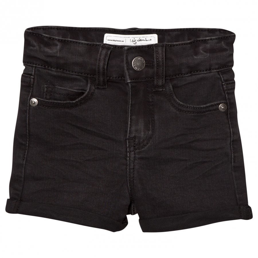 I Dig Denim Rio High Waist Shorts Black Farkkushortsit