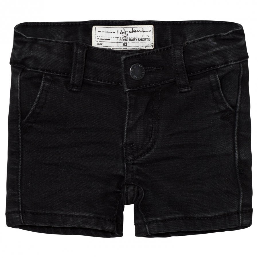 I Dig Denim Soho Baby Shorts Black Oloasun Shortsit