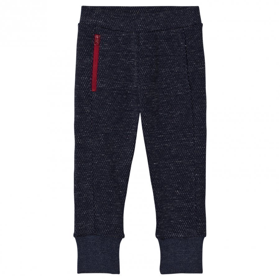 Ikks Blue Textured Sweat Pants Verryttelyhousut