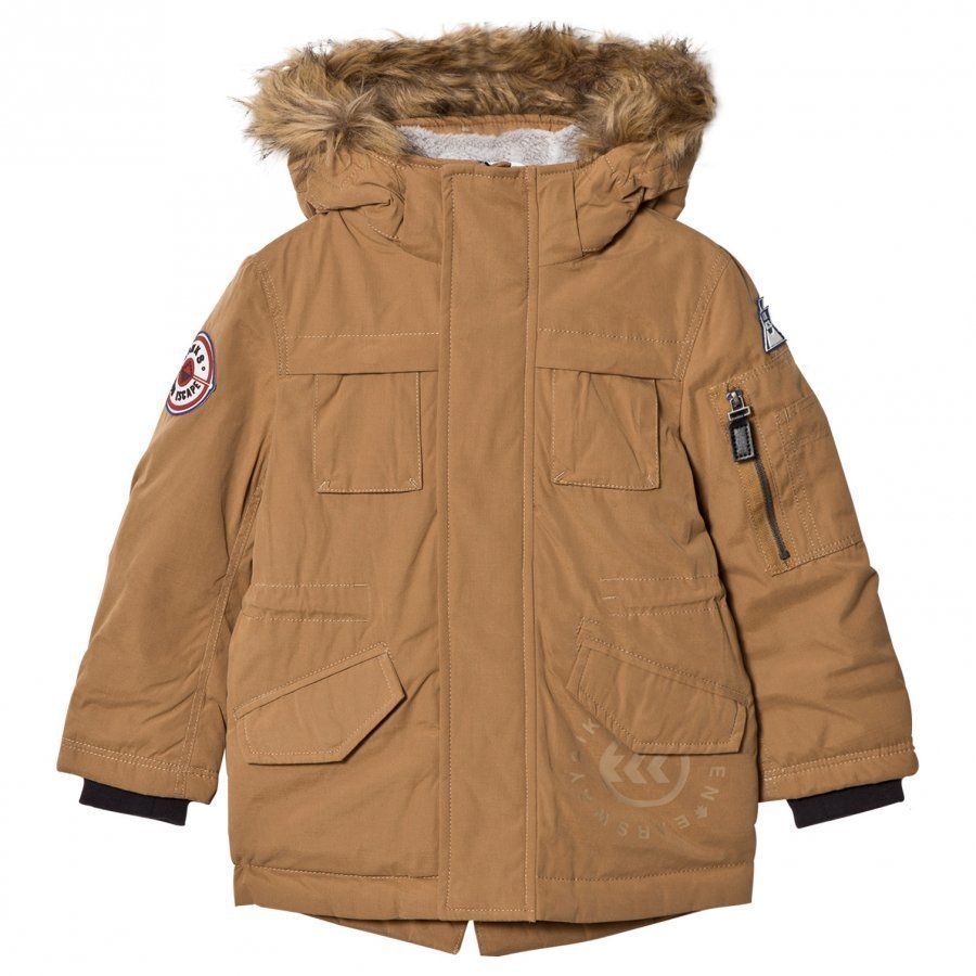 Ikks Camel Padded Parka Parkatakki