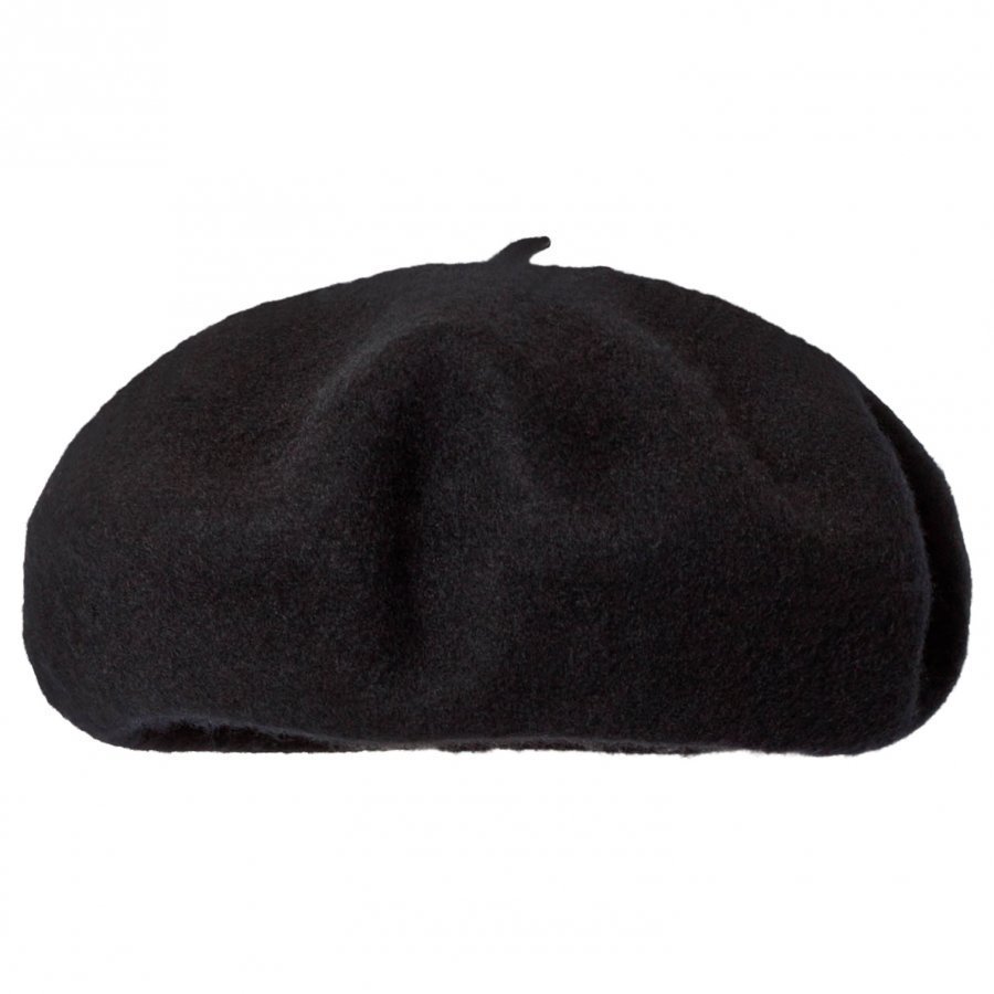 Il Gufo Black Wool Beret Pipo