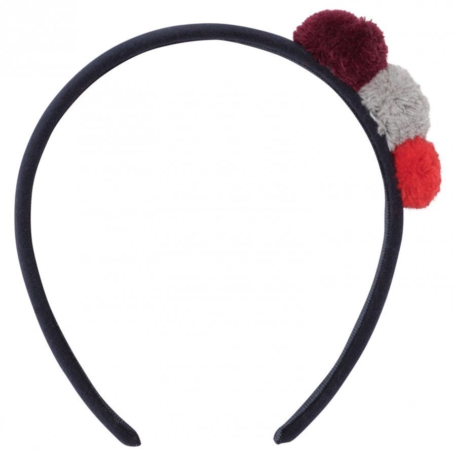 Il Gufo Navy Pom Pom Headband Hiuspanta