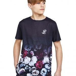 Illusive London Floral Fade T-Shirt Laivastonsininen