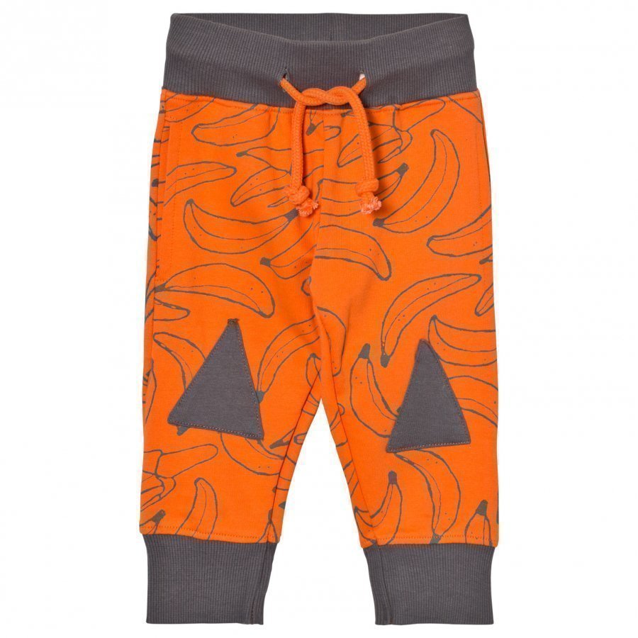 Indikidual Orange Banana Grey Patches Sweatpants Verryttelyhousut