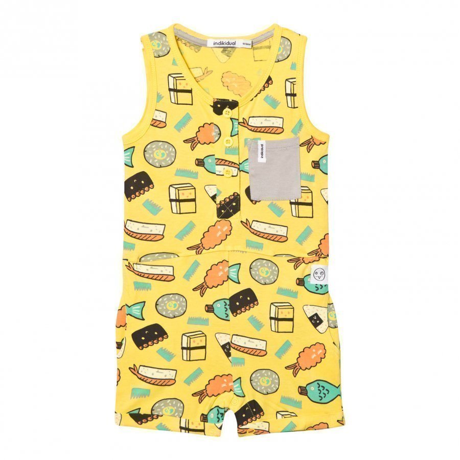 Indikidual Yellow Dojo Romper Potkupuku