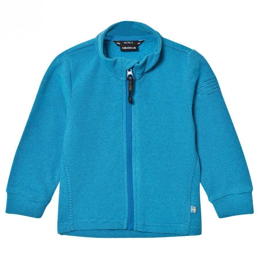 Isbjörn Of Sweden Lynx Microfleece Jacket Kids Turquoise Fleece Takki