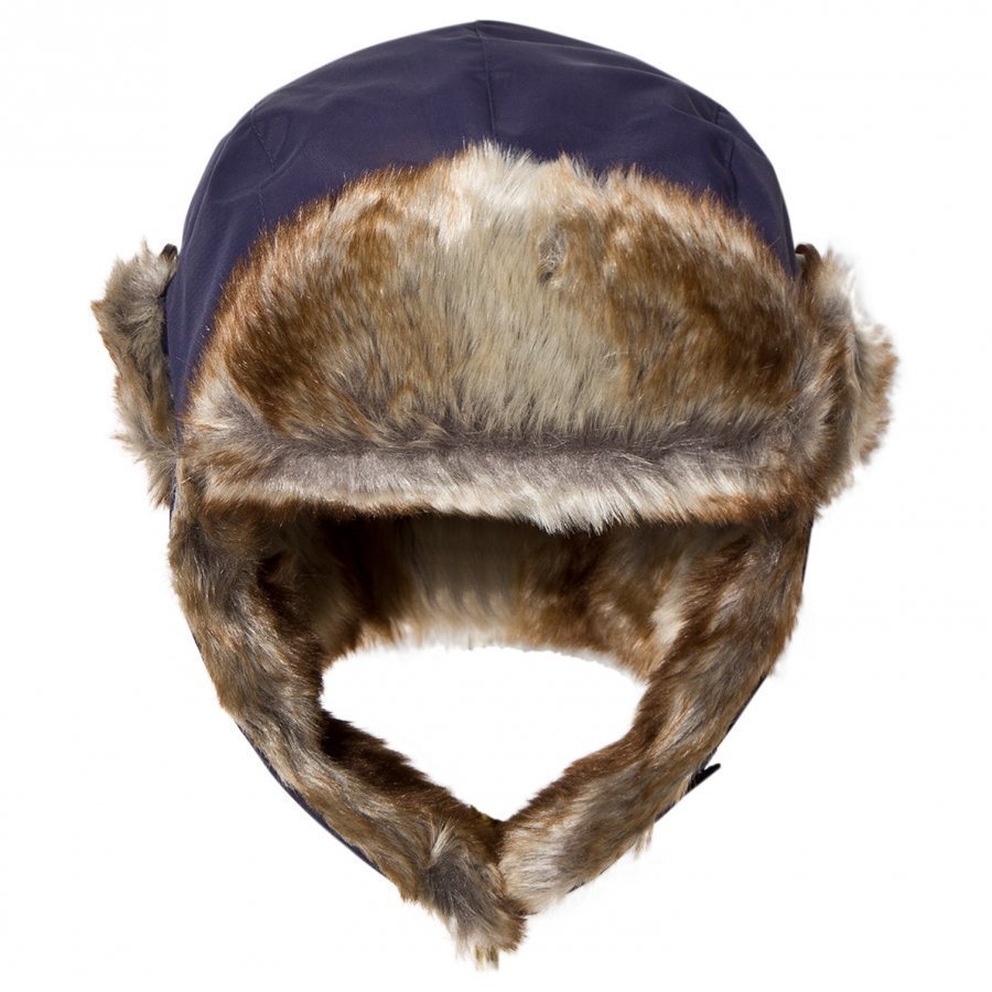 Isbjörn Of Sweden Squirrel Winter Cap Navy Karvahattu