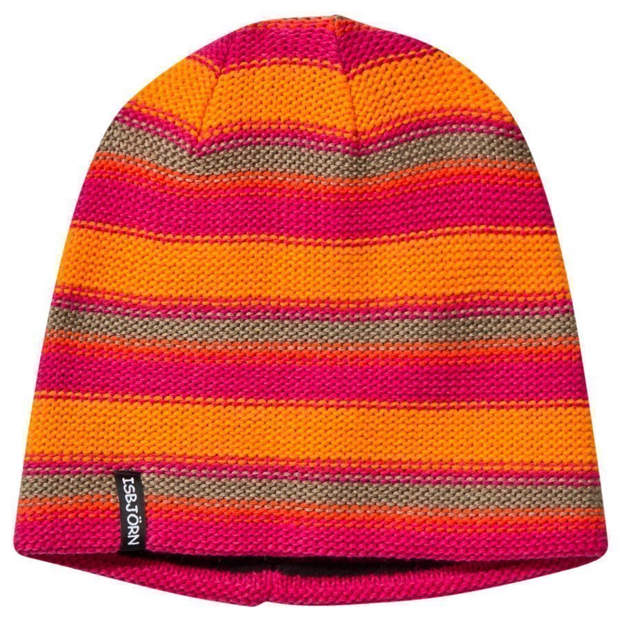 Isbjörn Of Sweden Stripes Knitted Hat Lollypop Pipo
