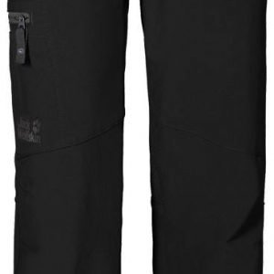 Jack Wolfskin Activate Ii Softshell Pants Boys Softshell Housut Musta