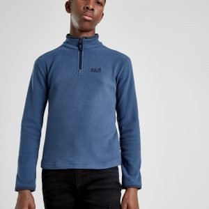 Jack Wolfskin Gecko 1/4 Zip Sweatshirt Sininen